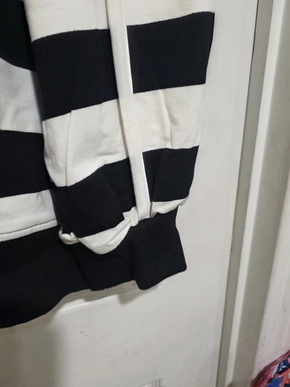 BiBi Black and White Striped Women's Sweater - Picture 7 of 7